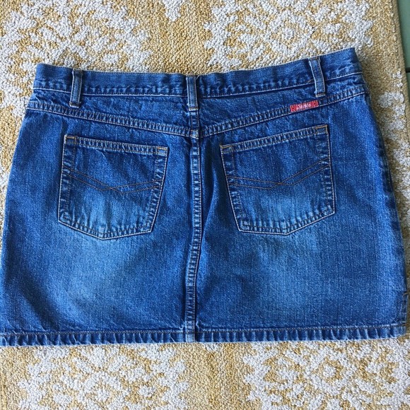 Y2K Jolete Denim Mini Skirt Women's 13/14 Medium Wash 100% Cotton VTG - Picture 10 of 10